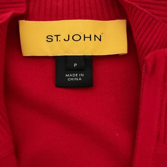 St John Silk/cashmere Zippered Sweater Size XS - Picture 7 of 7